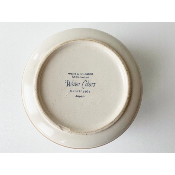 VTG Water Colors Hearthside Gravy Boat Stoneware - Picture 4 of 4